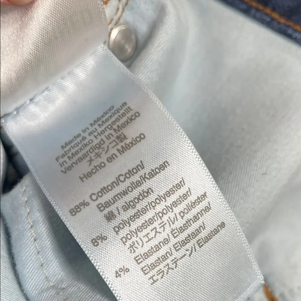 J. Crew 9” High Rise Toothpick Dark Blue High Rise Women's Jeans size 30 - Picture 6 of 6